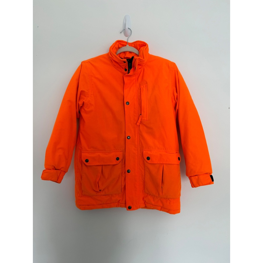 AGO All Game Outfitters Blaze Orange Insulated Polyester Hunting Jacket Large